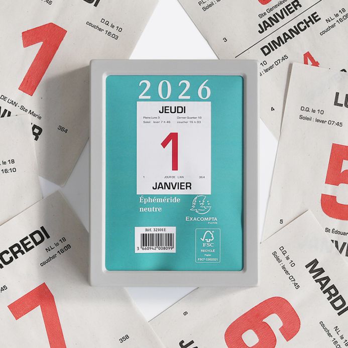 EXACOMPTA エグザコンタ｜日めくりカレンダー(大)  2026