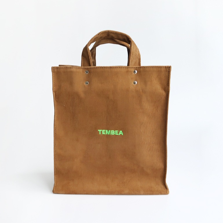 TEMBEA テンベア｜PAPER TOTE MEDIUM CORDUROY BEIGE 通販｜DUPON35
