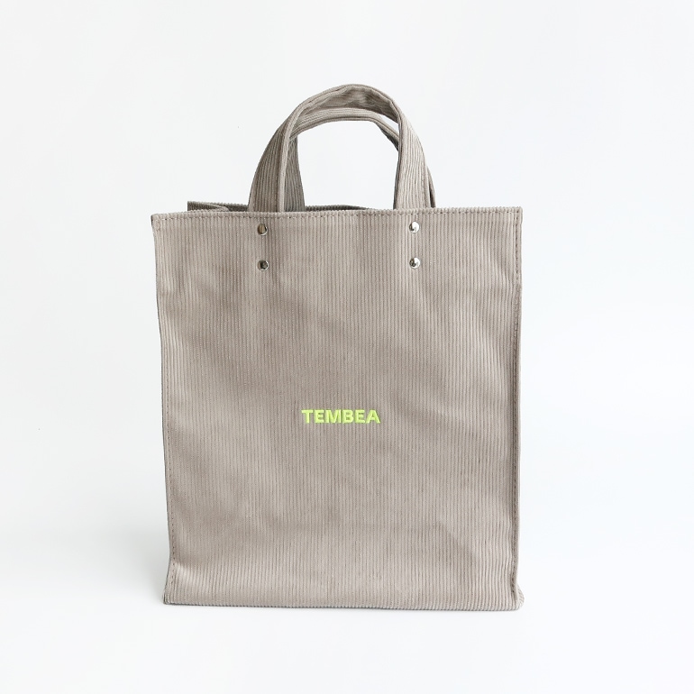 TEMBEA テンベア｜PAPER TOTE MEDIUM CORDUROY LT-GREY 通販｜DUPON35