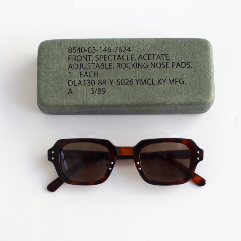 USSタイプ S9 アイウェア フレーム (マーブルブラウン×ブラウン)