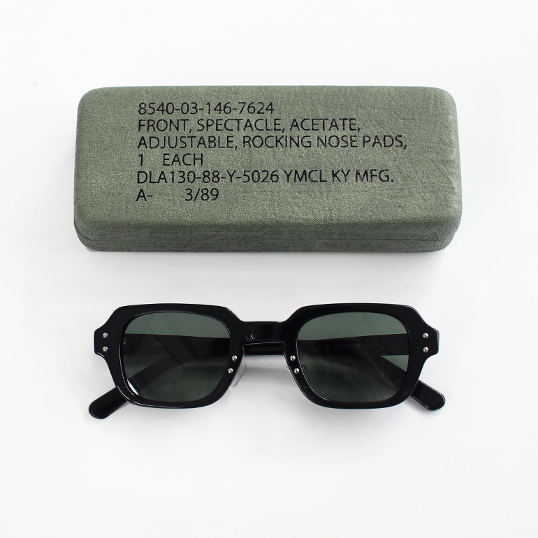 USSタイプ S9 アイウェア フレーム (ピュアブラック×グレー)