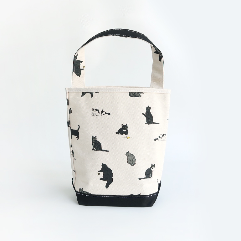 TEMBEA テンベア｜BAGUETTE TOTE SMALL　CAT/BLACK
