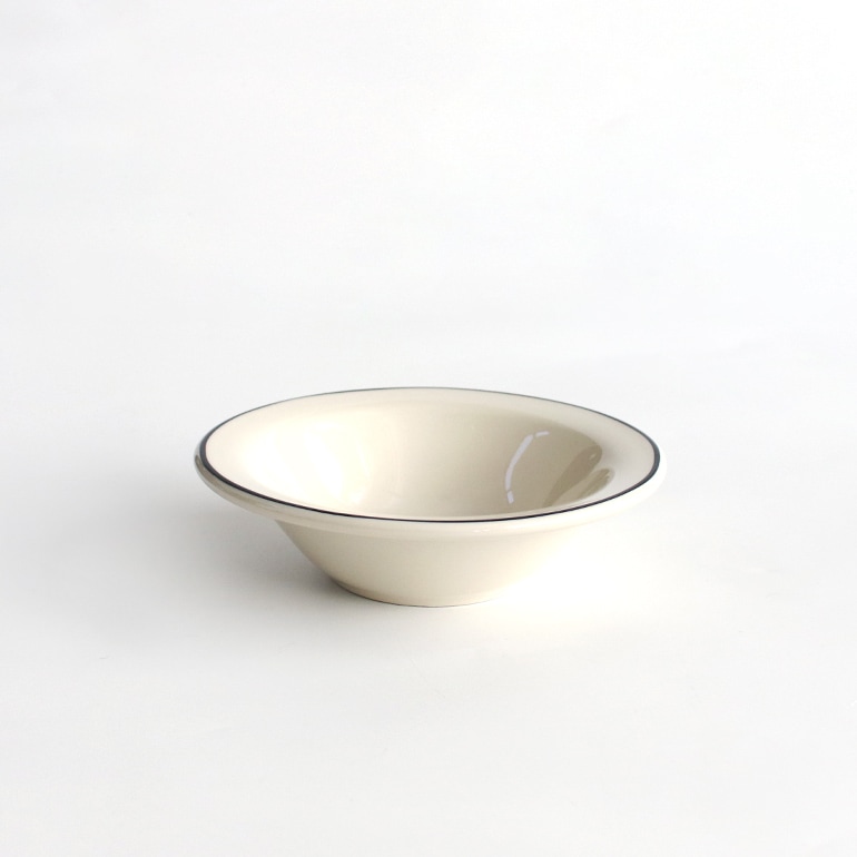 HOMER LAUGHLIN CHINA ホーマーラフリンチャイナ｜BLACK LINE FRUIT BOWL NARROW