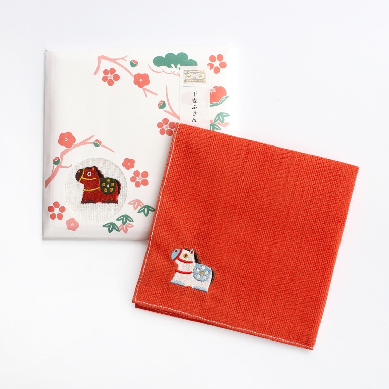 中川政七商店 なかがわまさしちしょうてん｜干支ふきん　午 (うま)