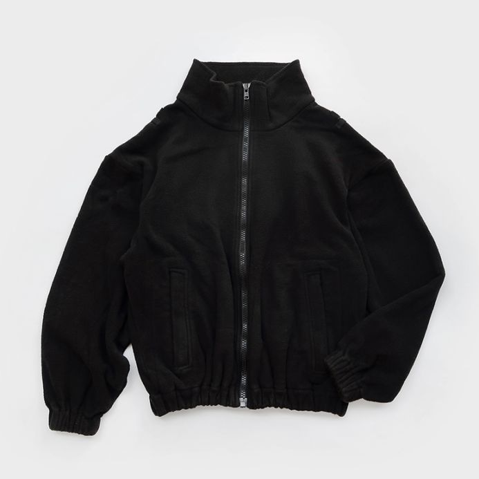 USED オランダ軍 フリースジャケット ブラック