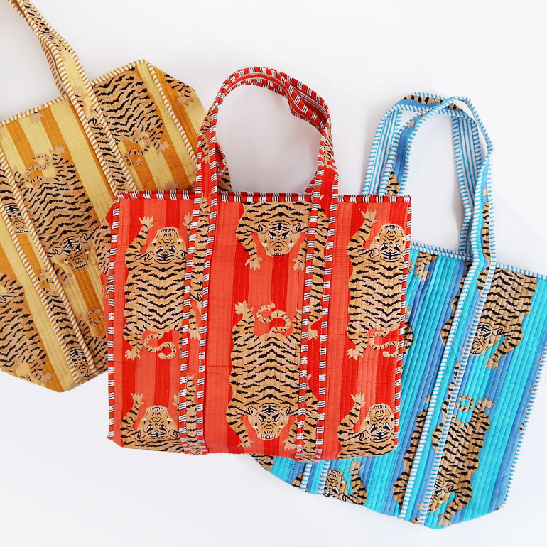 インストゥルメンタル｜TIGER QUILT BAG【全3色】