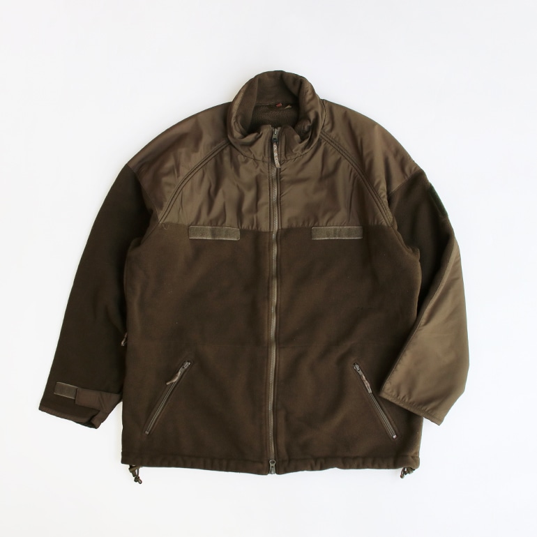 USED ハンガリー軍 フリースジャケット ブラウン
