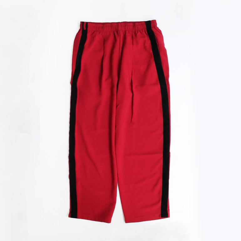 VOIRY ヴォイリー｜SCHOOL PANTS-F　BURGUNDY/BLACK