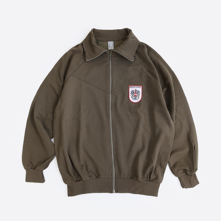 デッドストック オーストリア軍 トレーニングジャケット WHITEパッチ