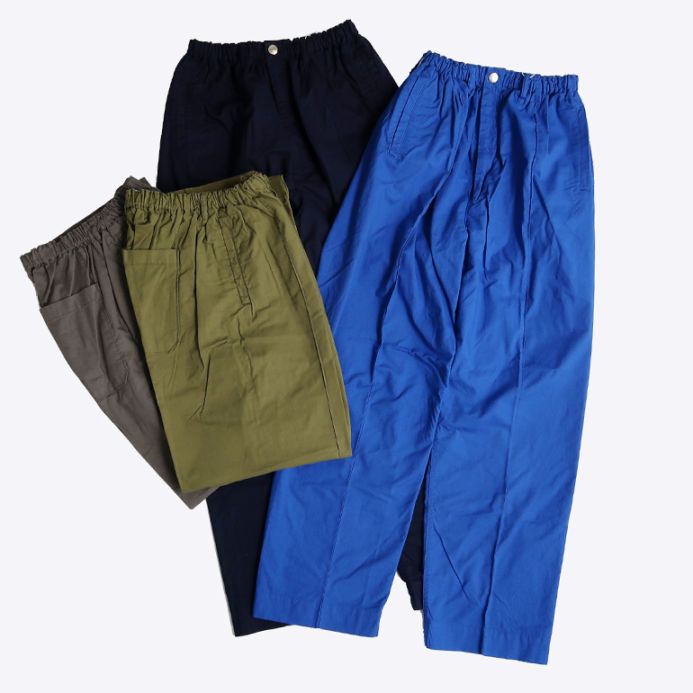 necessary or unnecessary ネセサリー オア アンネセサリー｜PIN TUCK PANTS【全4色】
