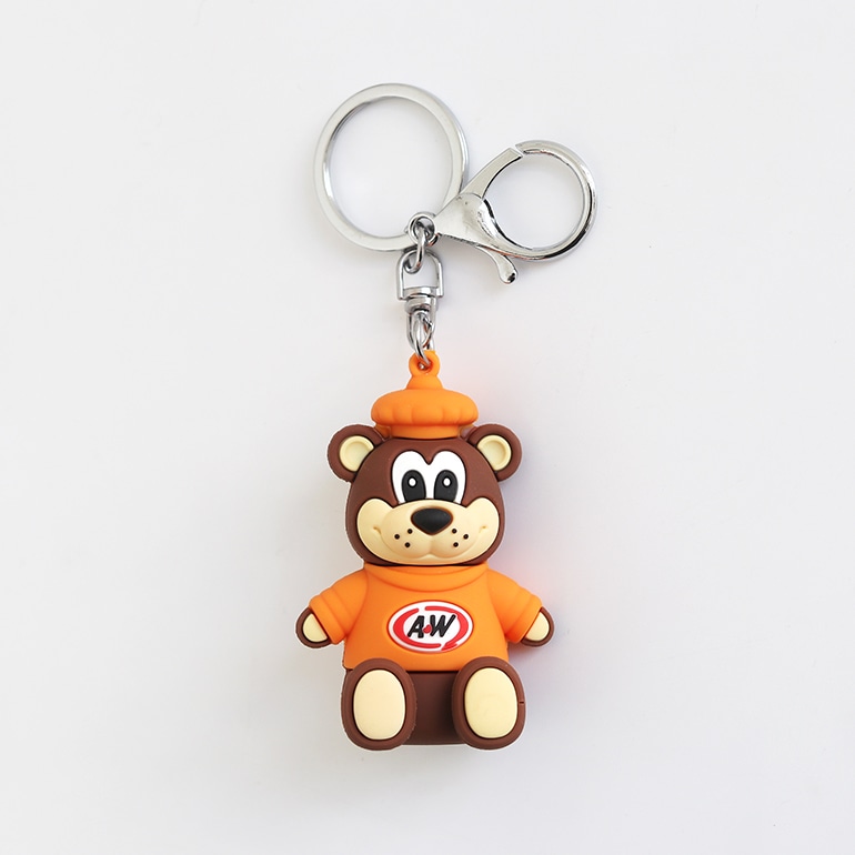 3Dラバーキーチェーン A&Wベア