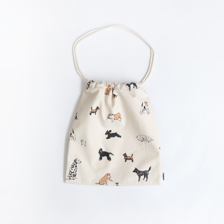 TEMBEA テンベア｜巾着　DOG-1/BLACK