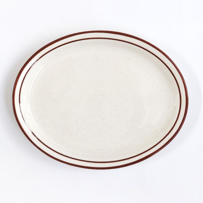 Tuxton タクストン｜Bahamas Oval Plate 33.5cm