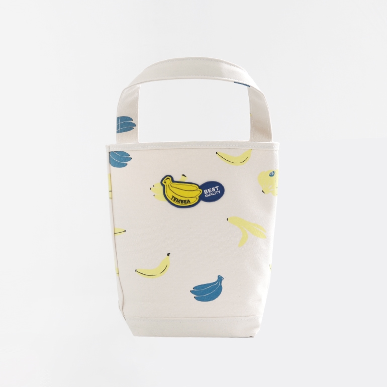 TEMBEA テンベア｜BAGUETTE TOTE SMALL　BANANA+WAPPEN/NATURAL