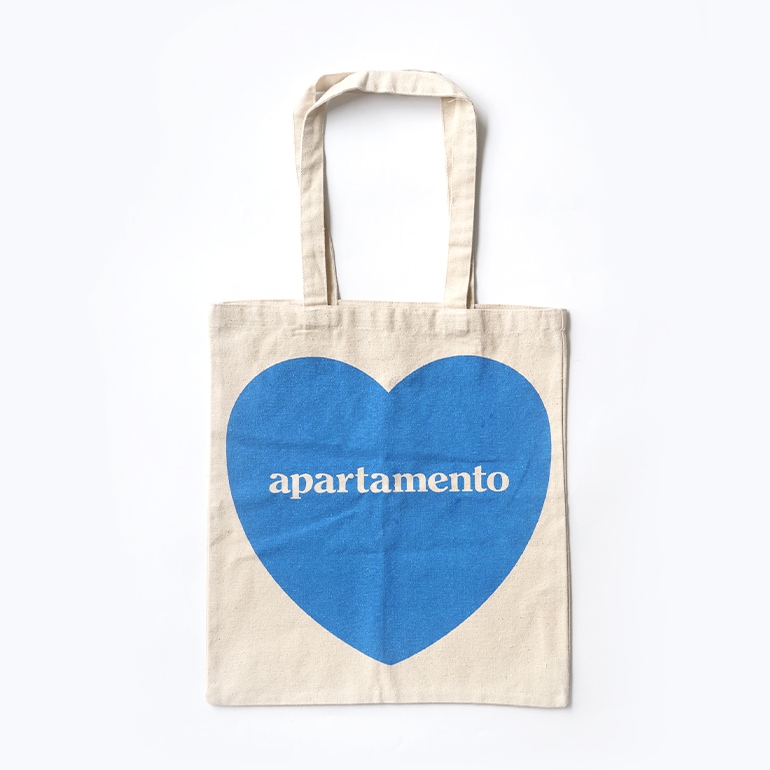 【非売品】VIVA HEART x Daichi トートバッグ APARTAMENTO HEART TOTE BAG (BLUE FLAME) 通販｜DUPON35