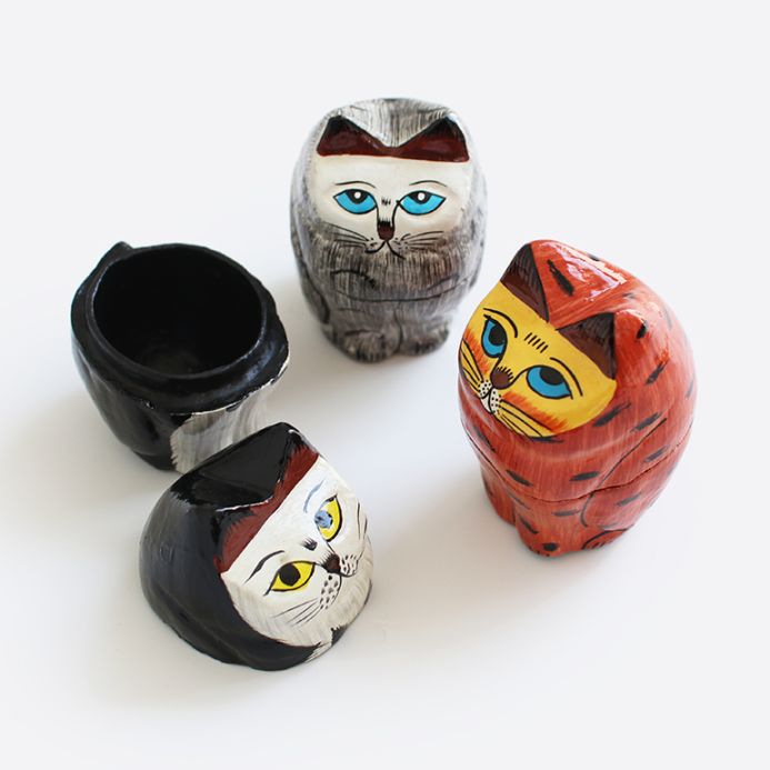 DETAIL ディテール｜Papier Mache Standing Cat パピエ マシェ スタンディング キャット