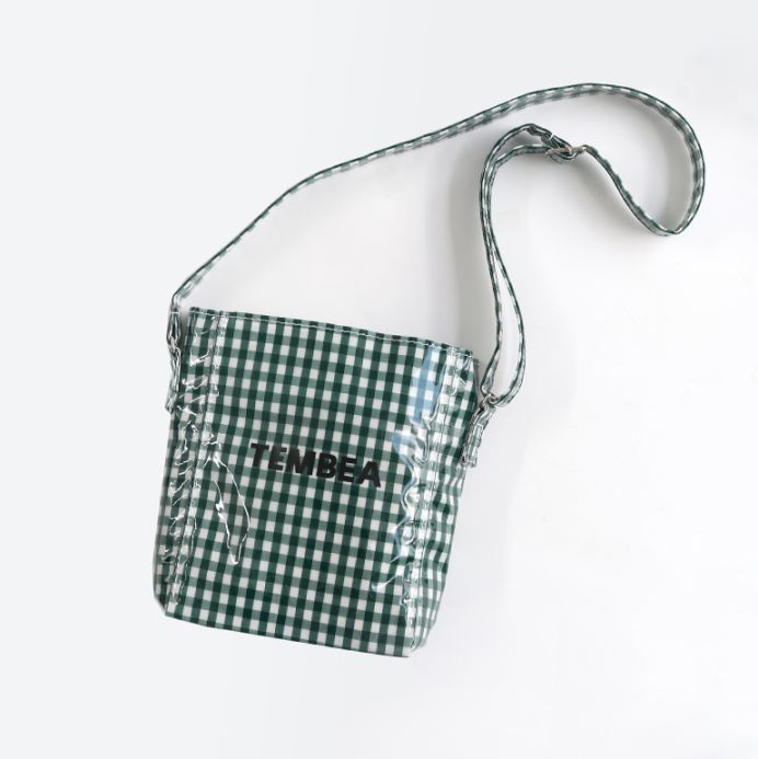 TEMBEA テンベア｜MINI SHOULDER　GINGHAM GREEN