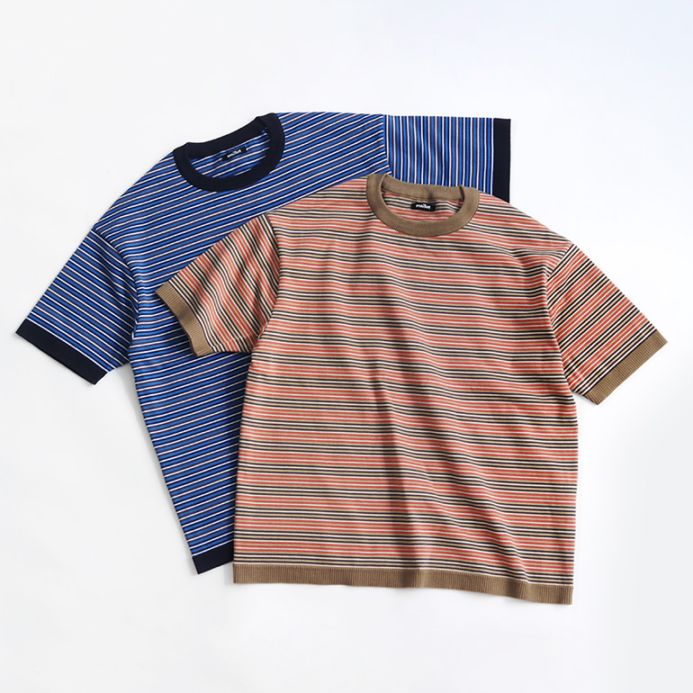 maillot マイヨ｜“mature”multi border-Tee【全2色】
