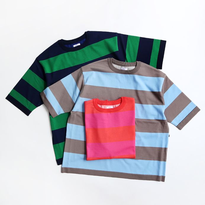 maillot マイヨ｜ Wide Border half sleeve-Tee【全3色】