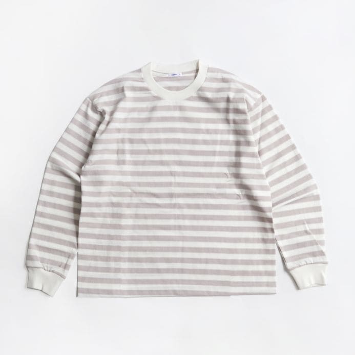 maillot マイヨ｜Tube Border Long-Tee　SAND