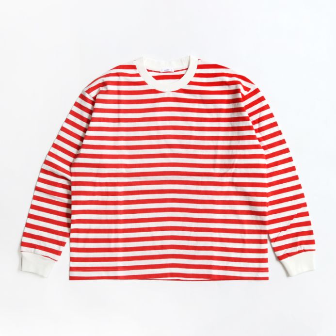 maillot マイヨ｜Tube Border Long-Tee　ORANGE