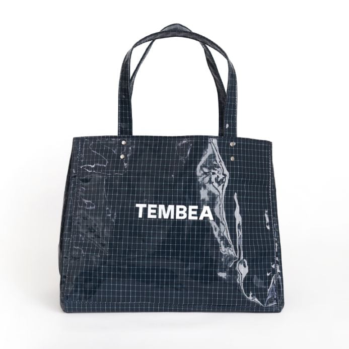 TEMBEA テンベア｜CARRY TOTE　CHECK BLUE