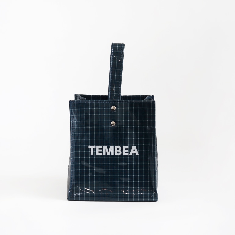 TEMBEA テンベア｜CUBE TOTE　CHECK BLUE
