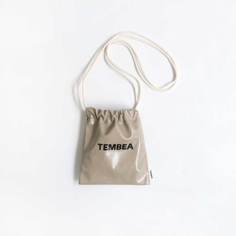TEMBEA テンベア｜巾着 POCHETTE (PVC)　SAND-BEIGE