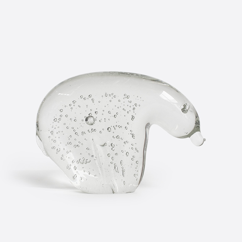 HERE ヒア｜Glass Objet Polar Bear Large グラスオブジェ  ポーラーベア ラージ