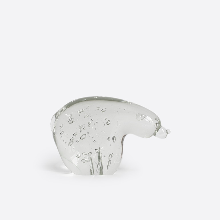 HERE ヒア｜Glass Objet Polar Bear Small グラスオブジェ  ポーラーベア スモール
