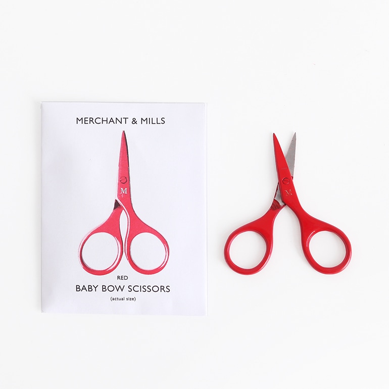 MERCHANT&MILLS マーチャン&ミルズ｜RED BABY BOW SCISSORS　糸切りばさみ（赤）