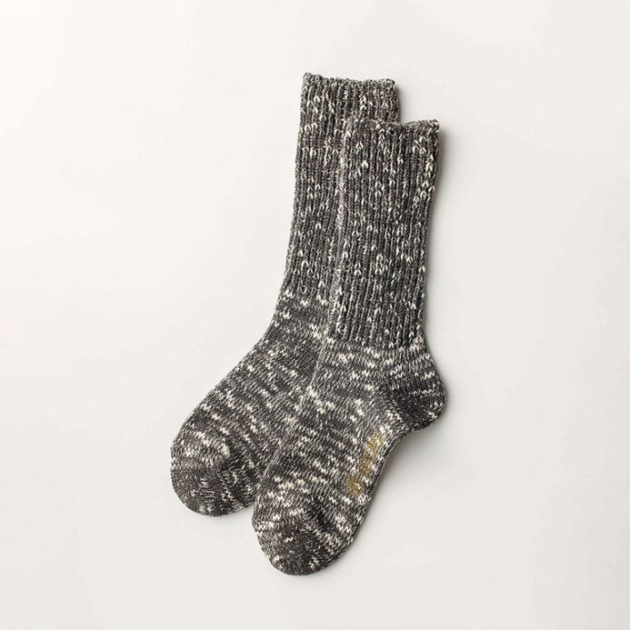 LUCKY SOCKS ラッキーソックス｜ミックスリブソックス　ダークグレー