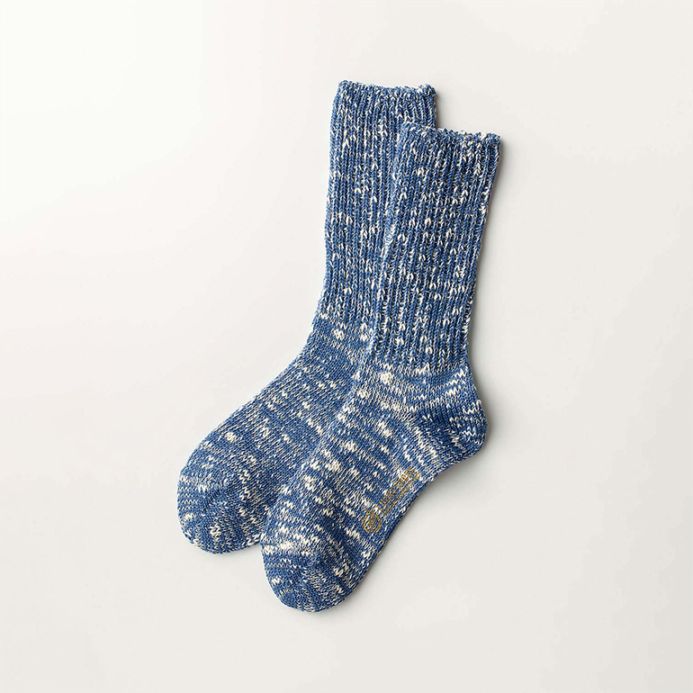 LUCKY SOCKS ラッキーソックス｜ミックスリブソックス　ブルー