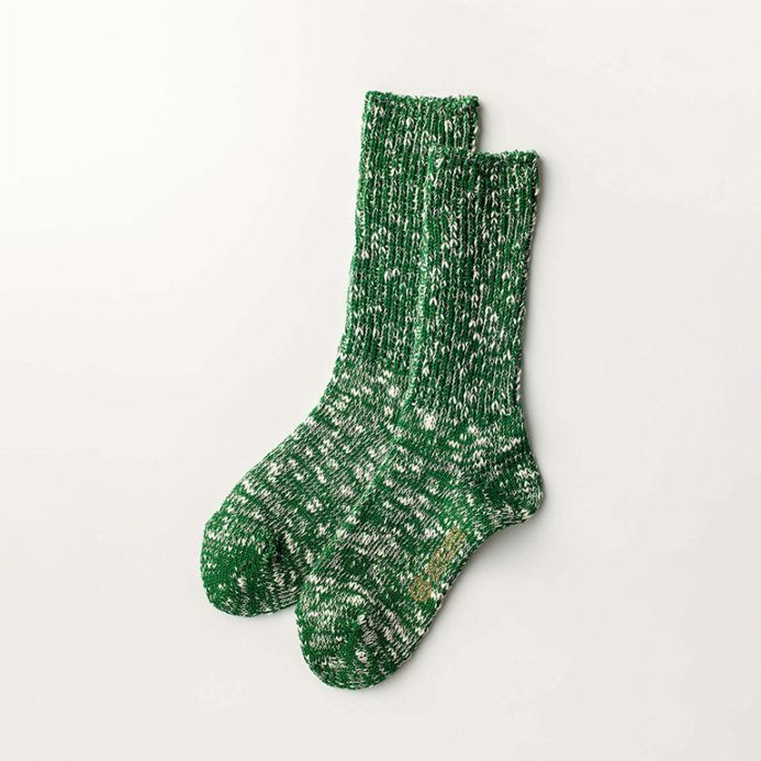 LUCKY SOCKS ラッキーソックス｜ミックスリブソックス　グリーン