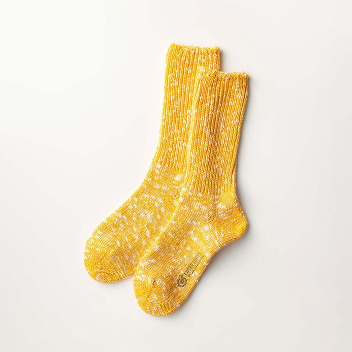 LUCKY SOCKS ラッキーソックス｜ミックスリブソックス　イエロー