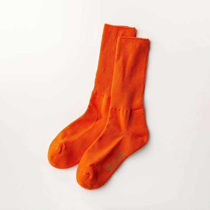 LUCKY SOCKS ラッキーソックス｜リラックスパイルソックス　オレンジ