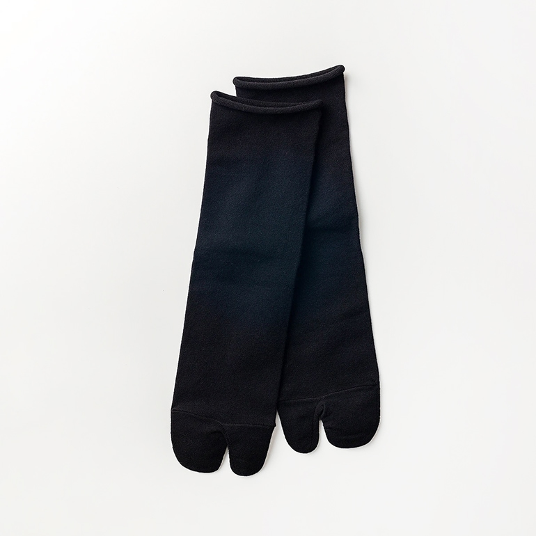 LUCKY SOCKS ラッキーソックス｜ノーゴムタビアンクルソックス　ブラック