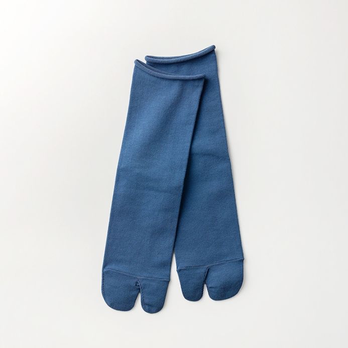 LUCKY SOCKS ラッキーソックス｜ノーゴムタビアンクルソックス　ブルー