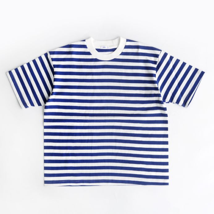 maillot マイヨ｜Tube Border Long S/S-Tee　BLUE