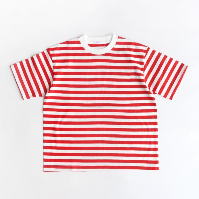 maillot マイヨ｜Tube Border Long S/S-Tee　ORANGE
