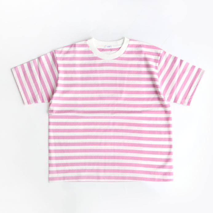 maillot マイヨ｜Tube Border Long S/S-Tee CHERRY PINK 通販｜DUPON35