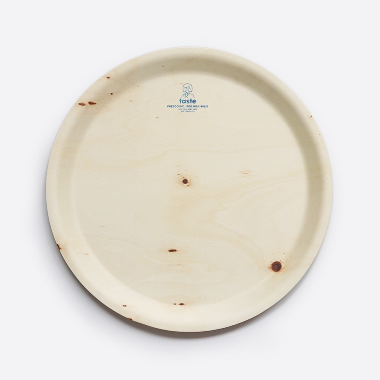 PUEBCO プエブコ｜WOODEN TRAY Round Φ37 ウッドトレー