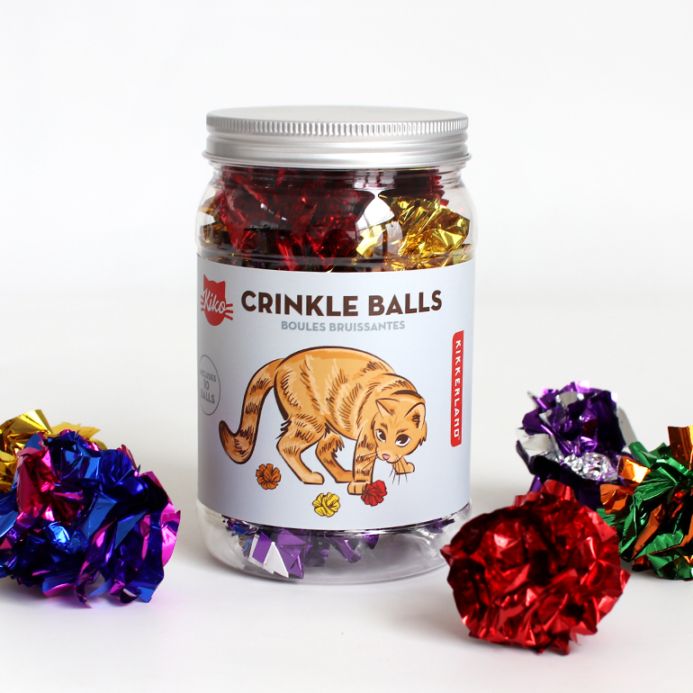 KIKKERLAND キッカーランド｜Kiko Crinkle Balls ネコ用おもちゃ