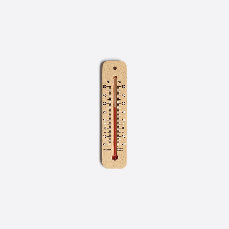 DETAIL ディテール｜Brannan Wood Wall Thermometer 150mm ウッド ウォール サーモメーター 150mm