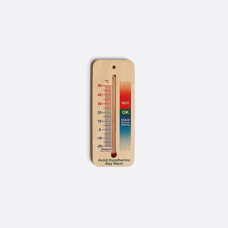 DETAIL ディテール｜Brannan Wood Wall Thermometer 150mm Comfort ウッド ウォール サーモメーター 150mm コンフォート