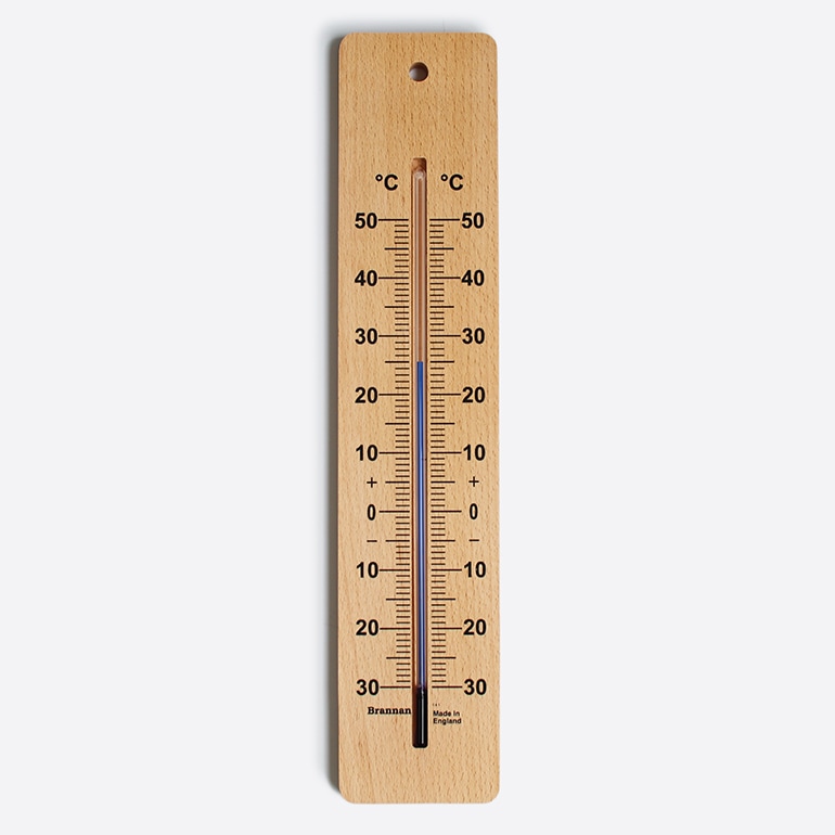 DETAIL ディテール｜Brannan Wood Wall Thermometer 380mm ウッド ウォール サーモメーター 380mm