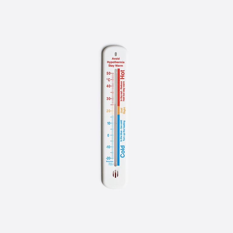 DETAIL ディテール｜Brannan Plastic Wall Thermometer 215mm Comfort プラスチック ウォール サーモメーター 215mm コンフォート