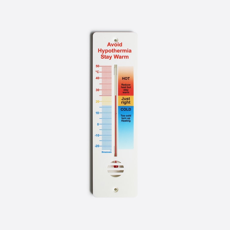 DETAIL ディテール｜Brannan Plastic Wall Thermometer 255mm Comfort プラスチック ウォール サーモメーター 255mm コンフォート