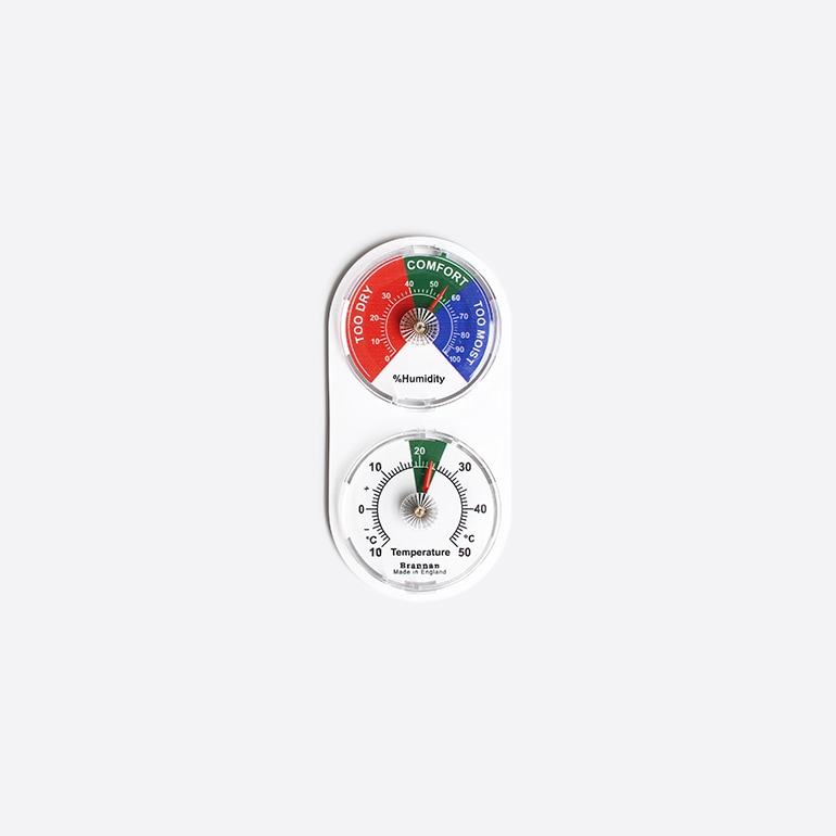 ヤングサーモメーター　YOUNG THERMO METER　※ジャンク　2個 DETAIL ディテール｜Brannan Twin Mini Dial Hygro Thermometer ツイン
