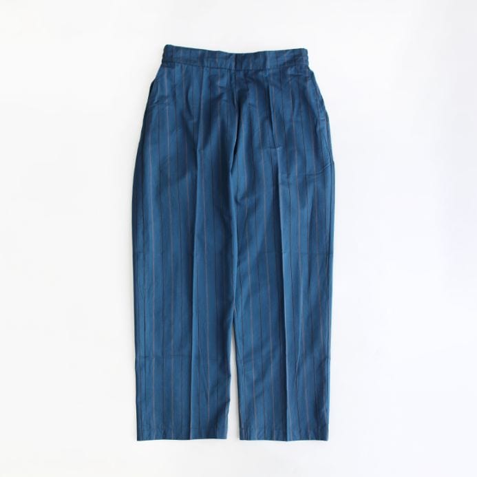 PUEBCO プエブコ｜COMFORT PANTS【COTTON STRIPE】Blue